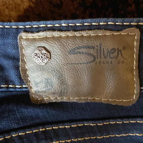 Suki Super Stretch Silver Jeans Capris W29/L23 - Picture 9 of 14